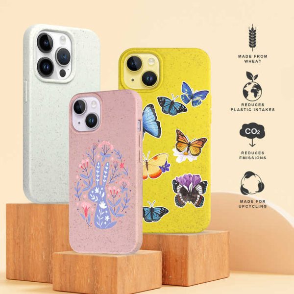 Environmentally Friendly Bio Degradable Phone Case Sustainable Smartphone Cases for iPhone 15 14 13 Pro Max Back Cover - Image 2