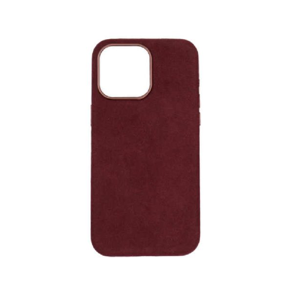 Luxury Genuine Leather Suede Fabric Phone Case Magnet Cell Phone Protect Cover - Image 2
